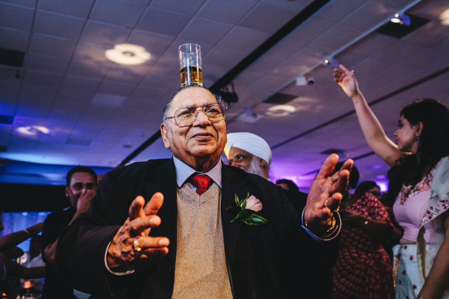 uncle dancing at wedding